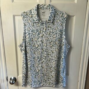 Puma Women's MATTR Mariposa Sleeveless Golf Polo (621635 02) size XXL